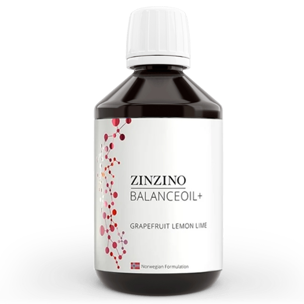 ZINZINO BalanceOil+ Olej Rybny Omega-3 o smaku Grejpfrutowo Cytrynowo Limonkowym - 300 ml - obrazek 3